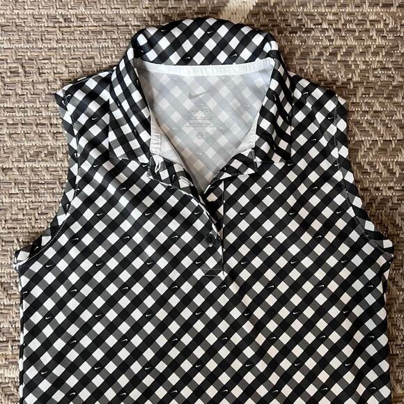Nike checkered polo tank sz XS - Picture 2 of 3
